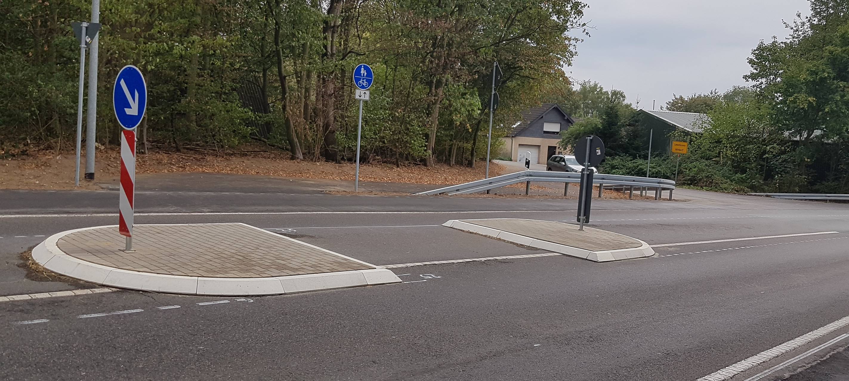 Einweihung Verkehrsinsel zwischen Hitdorf und Monheim