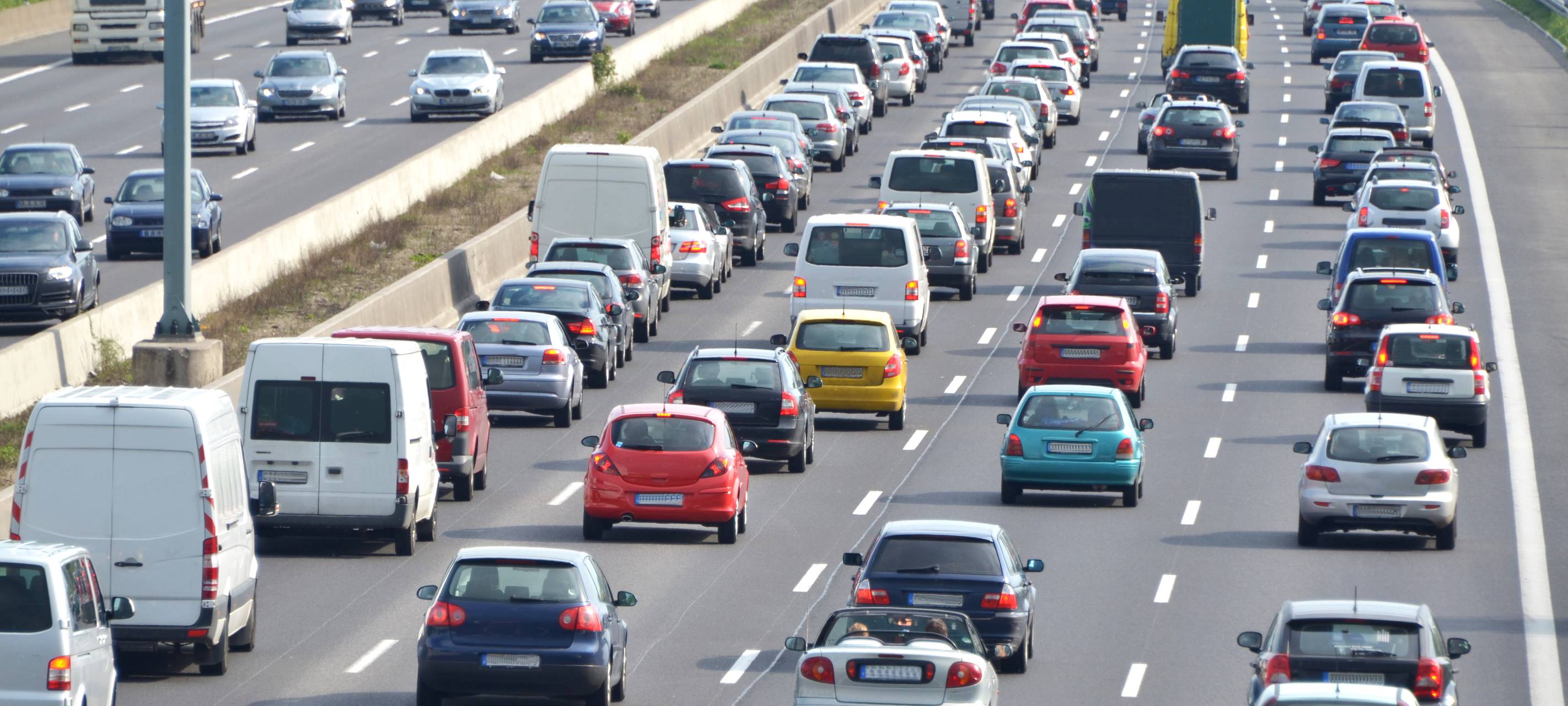 Stau, Sperrung, Autobahn