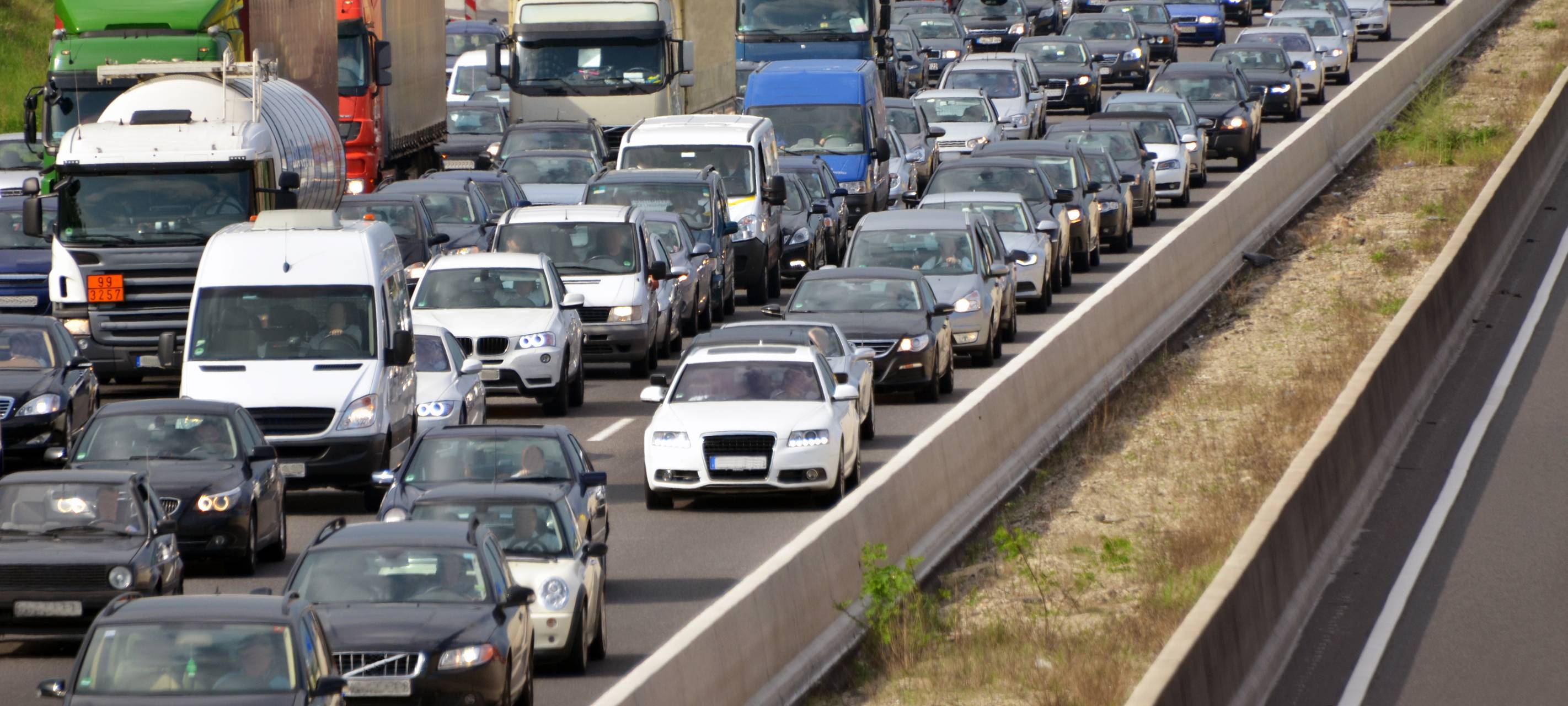 Stau, Sperrung, Autobahn