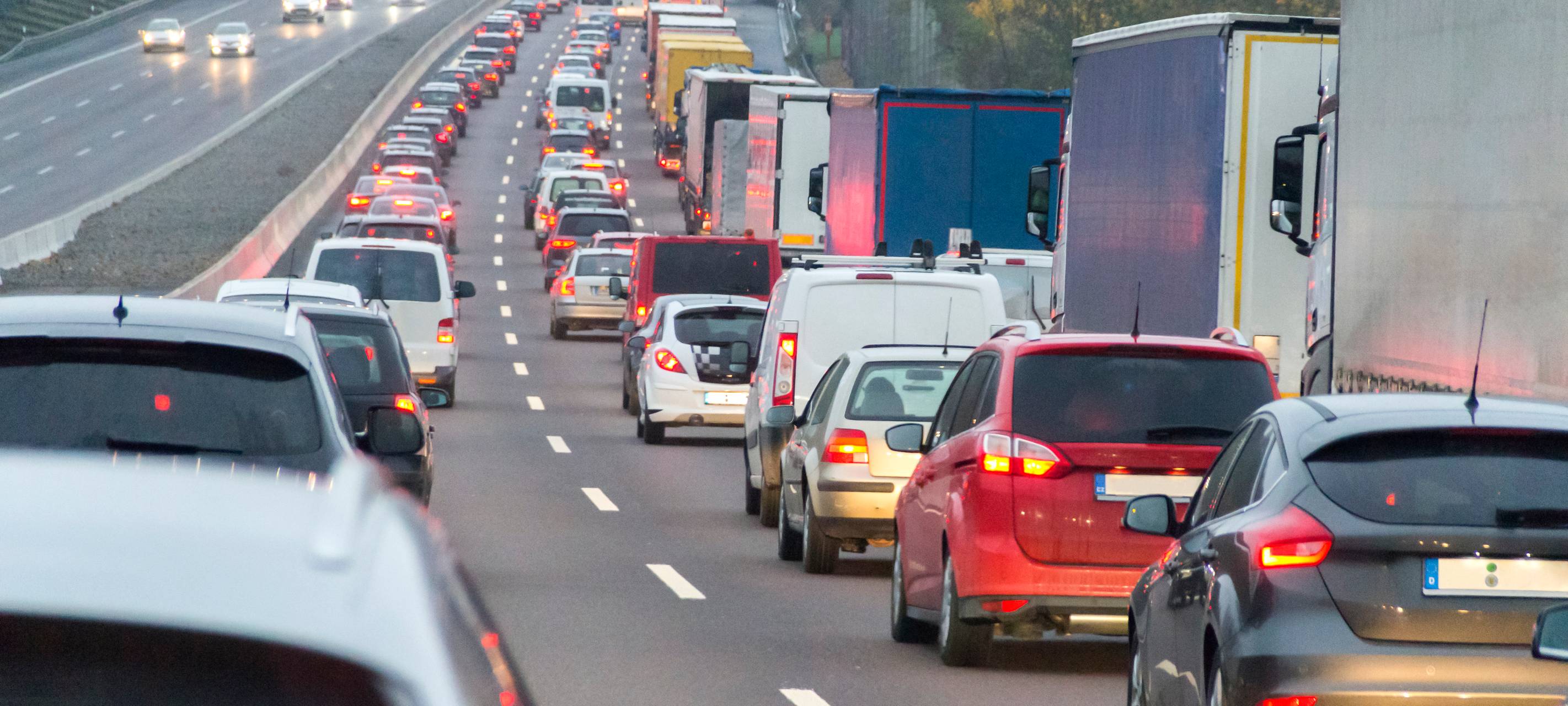 Stau, Sperrung, Autobahn