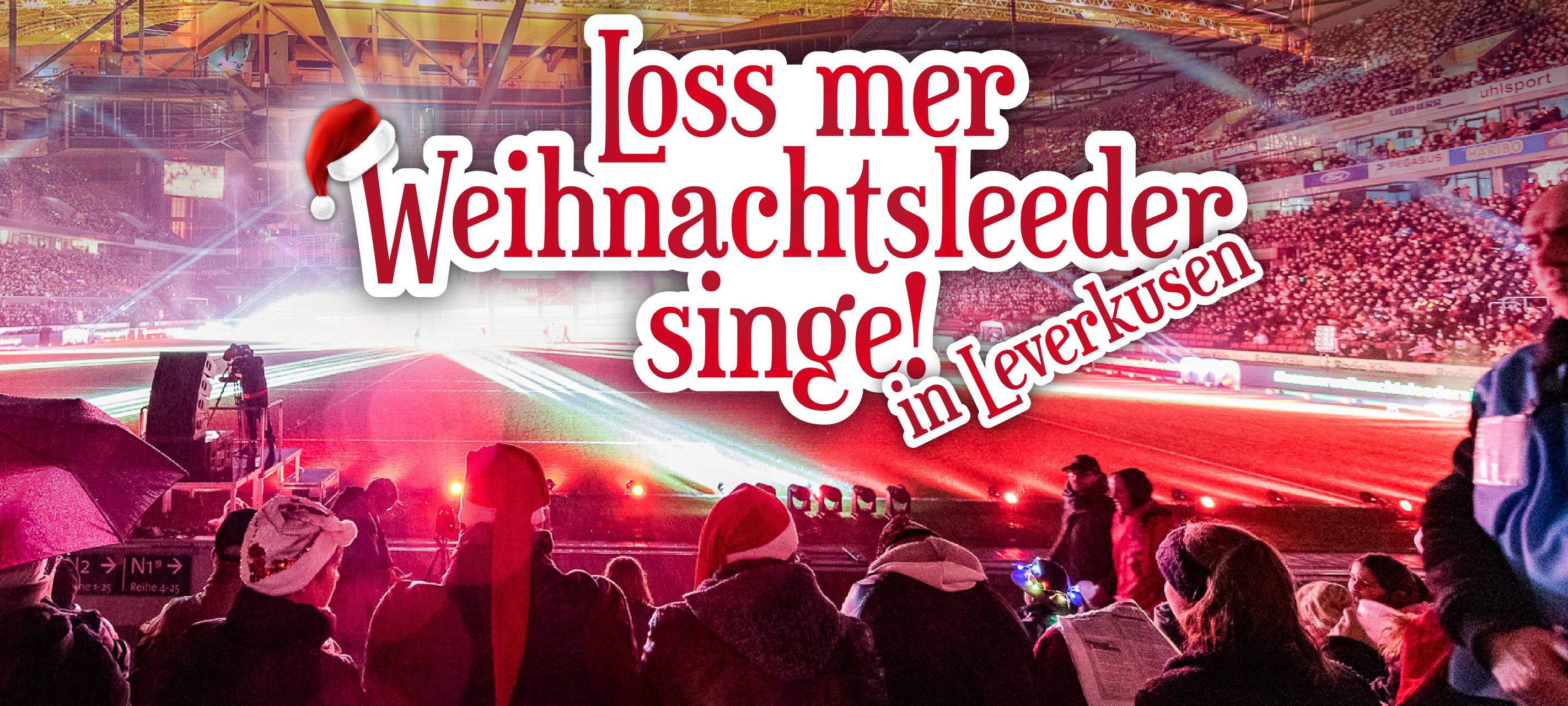 Rund 15.000 Menschen singen in der BayArena