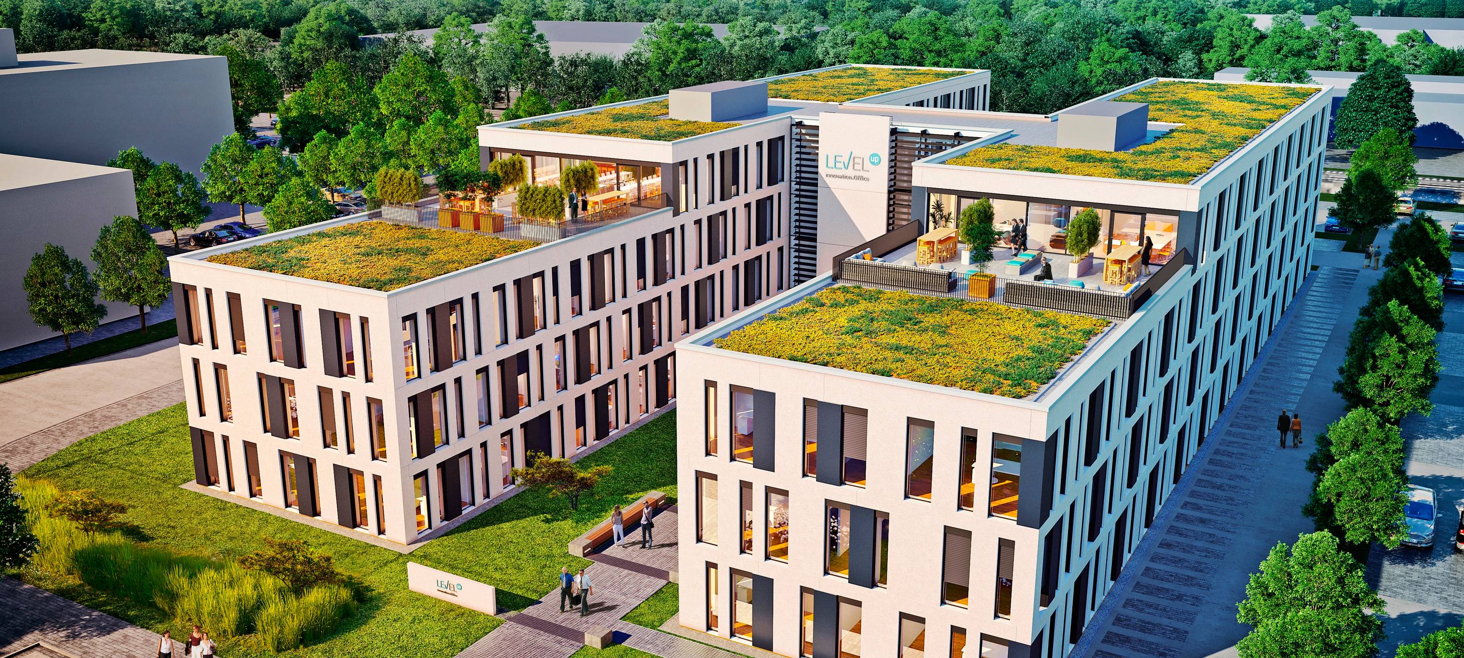 Manfort: Neues Bürogebäude