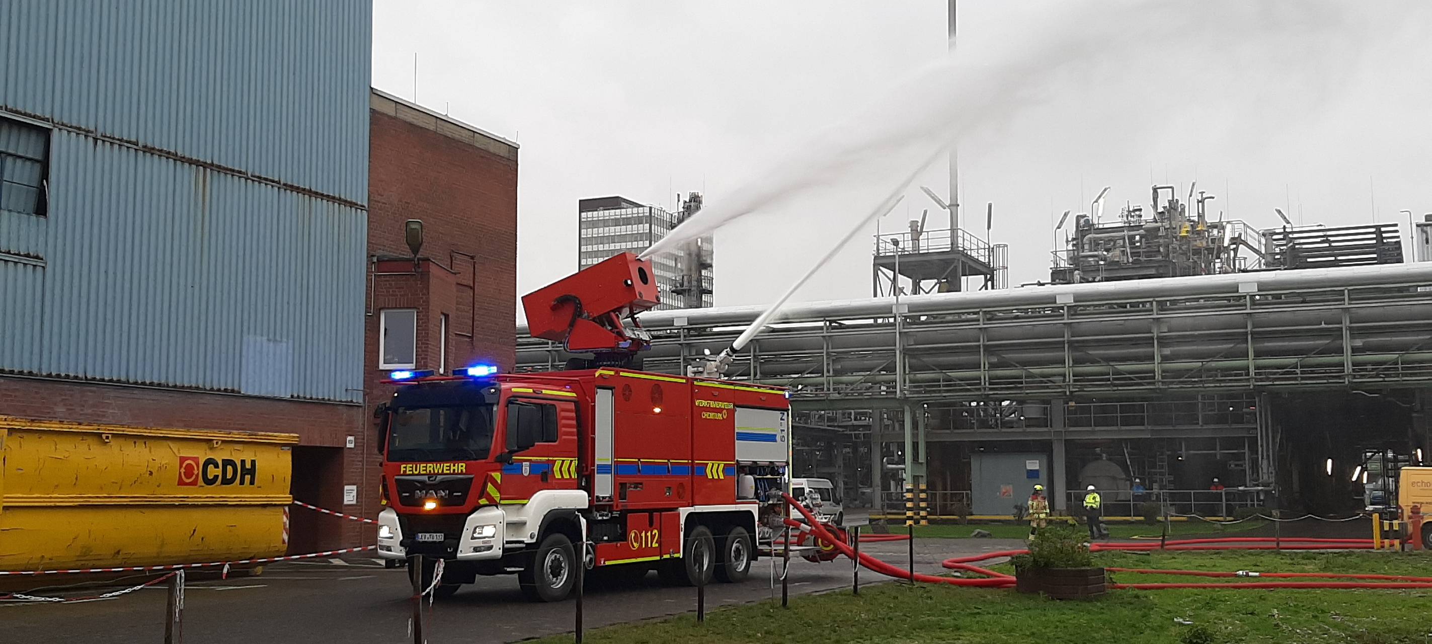Neues Löschfahrzeug für Chempark