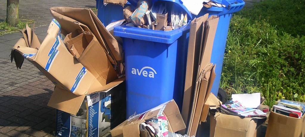Avea erklärt Kartons zum Sperrmüll