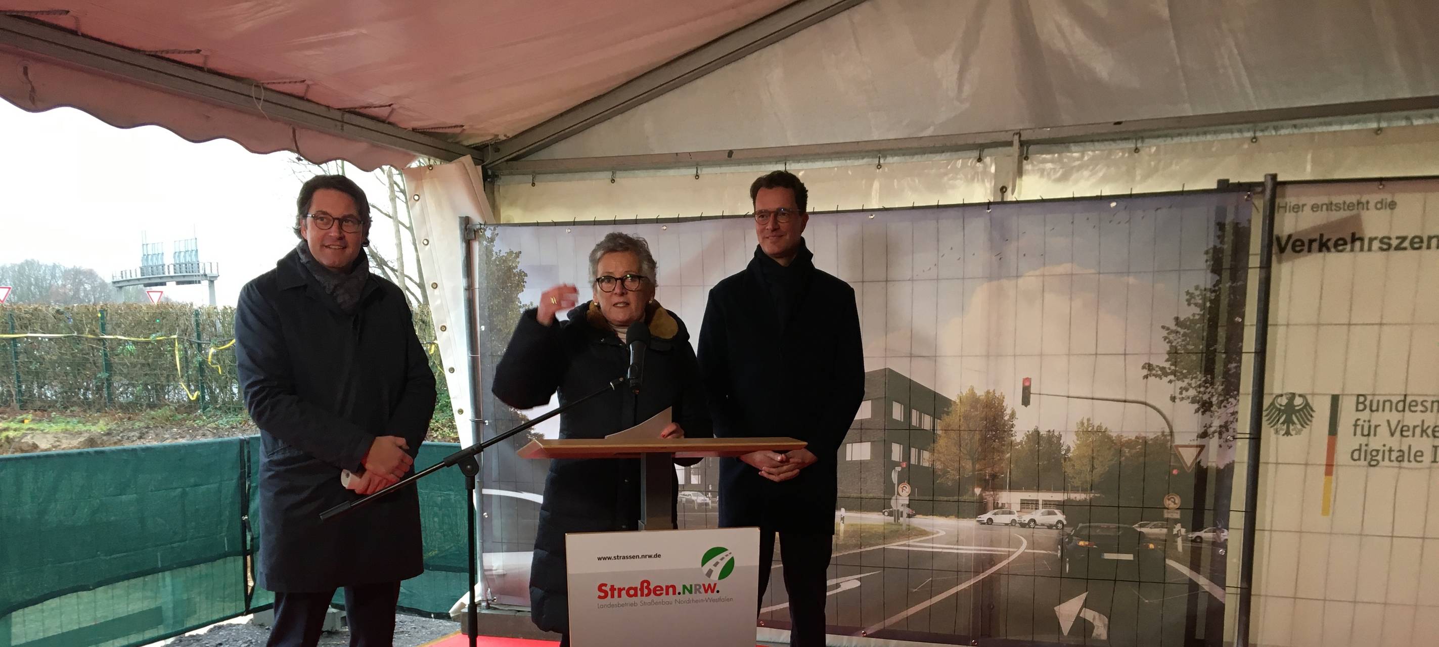 Verkehrstermin: Keine Proteste, keine Aussagen