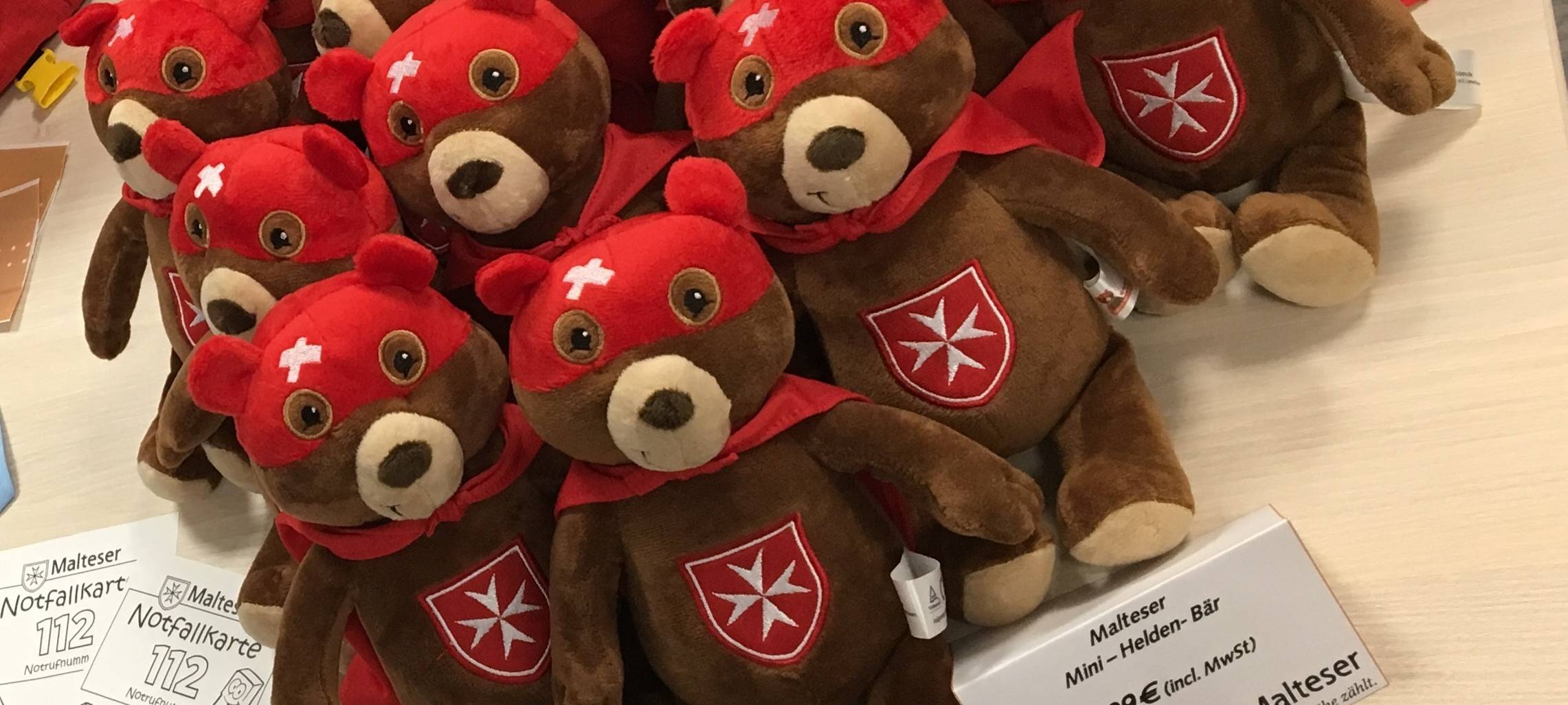 Malteser stellen Erste Hilfe-Teddybär vor