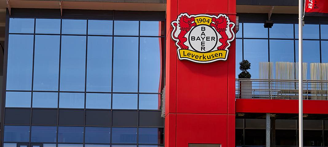 BayArena, Fußball, Stadion, Symbolbild, Bayer 04 Leverkusen, Logo