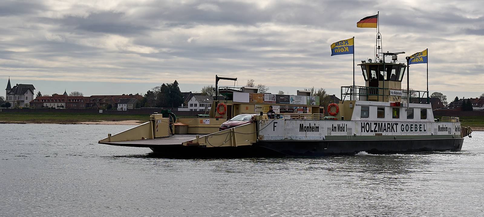 Fähre Hitdorf, Hitdorf, Rhein