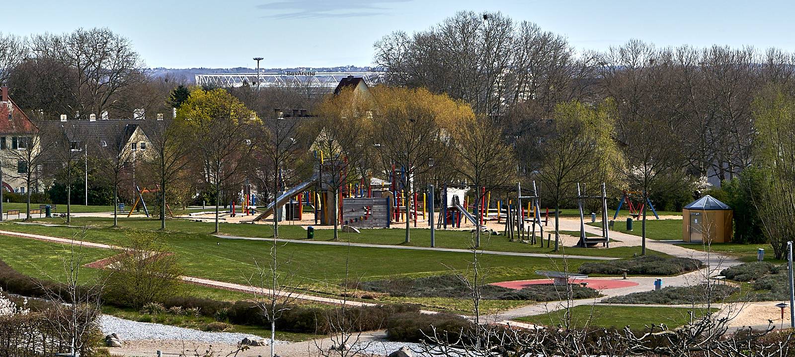 Neulandpark, Leverkusen, geschlossen, Sperrung