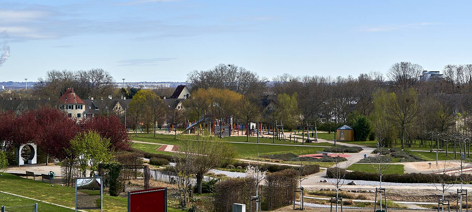 Neulandpark, Leverkusen, geschlossen, Sperrung
