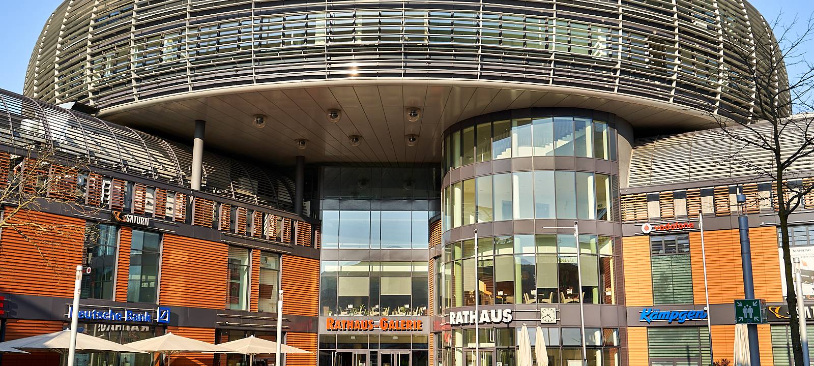 Rathaus-Galerie, Wiesdorf, Fußgängerzone, Symbolbild