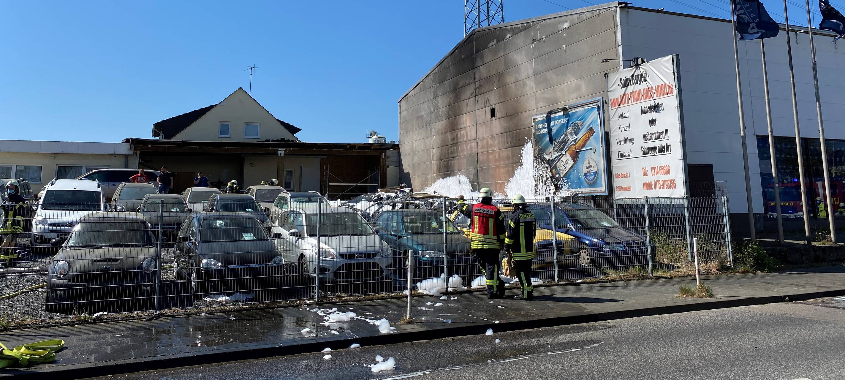 Feuerwehreinsatz in Küppersteg