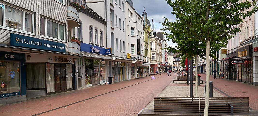 Fußgängerzone Opladen, Opladen, Fußgängerzone, Symbolbild
