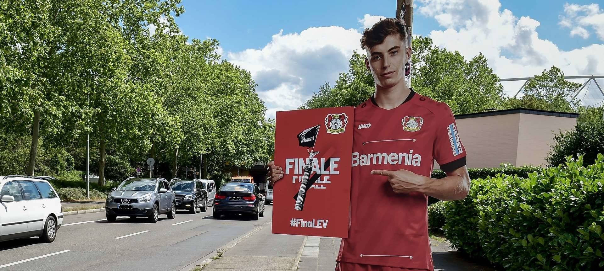 Bayer 04-Pappaufsteller geklaut