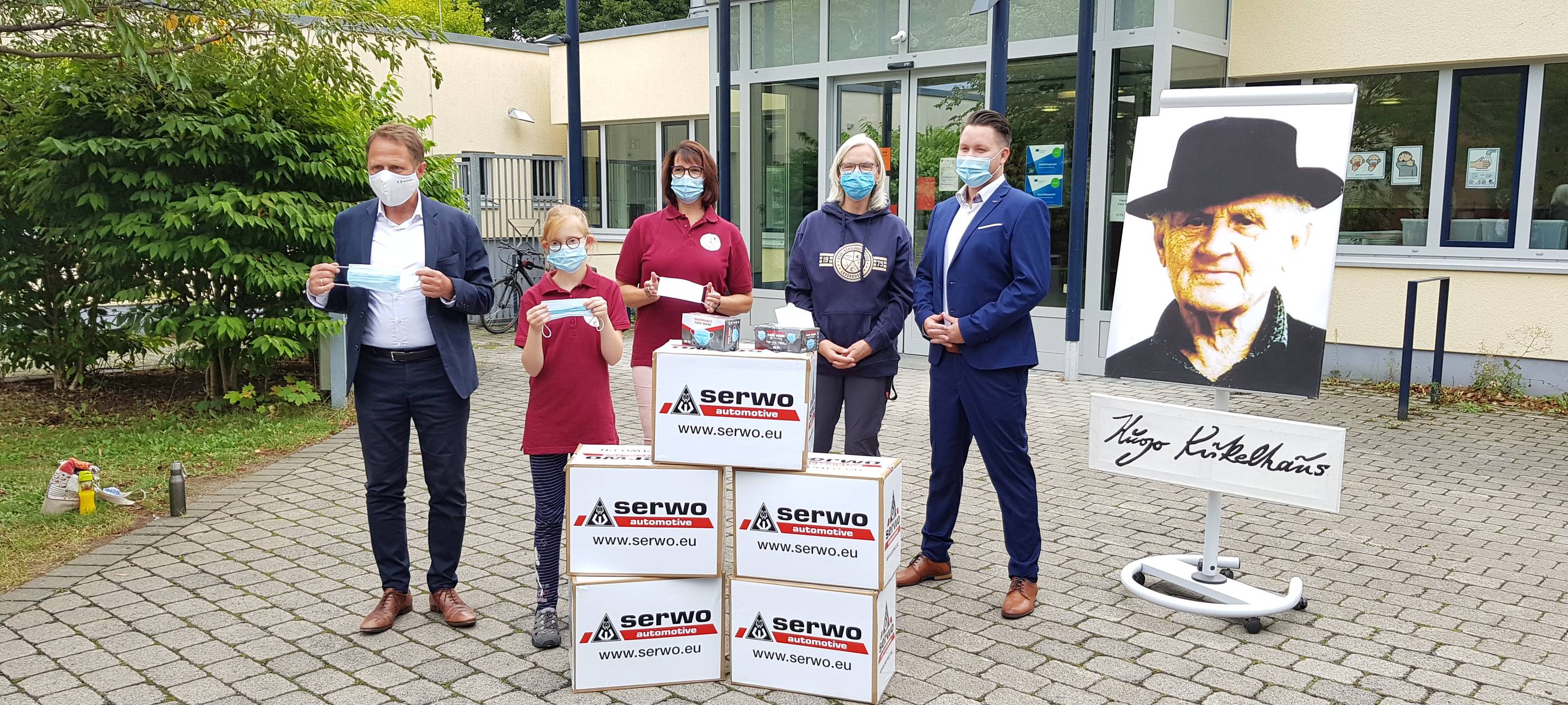 Maskenspende für Schulen