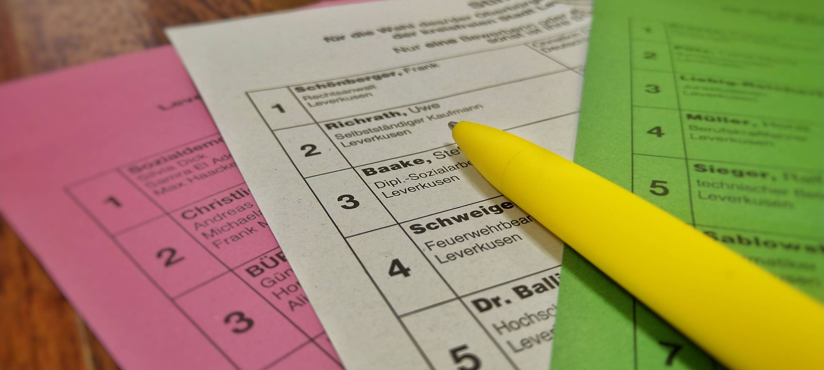 Briefwahlbüro in Leverkusen öffnet