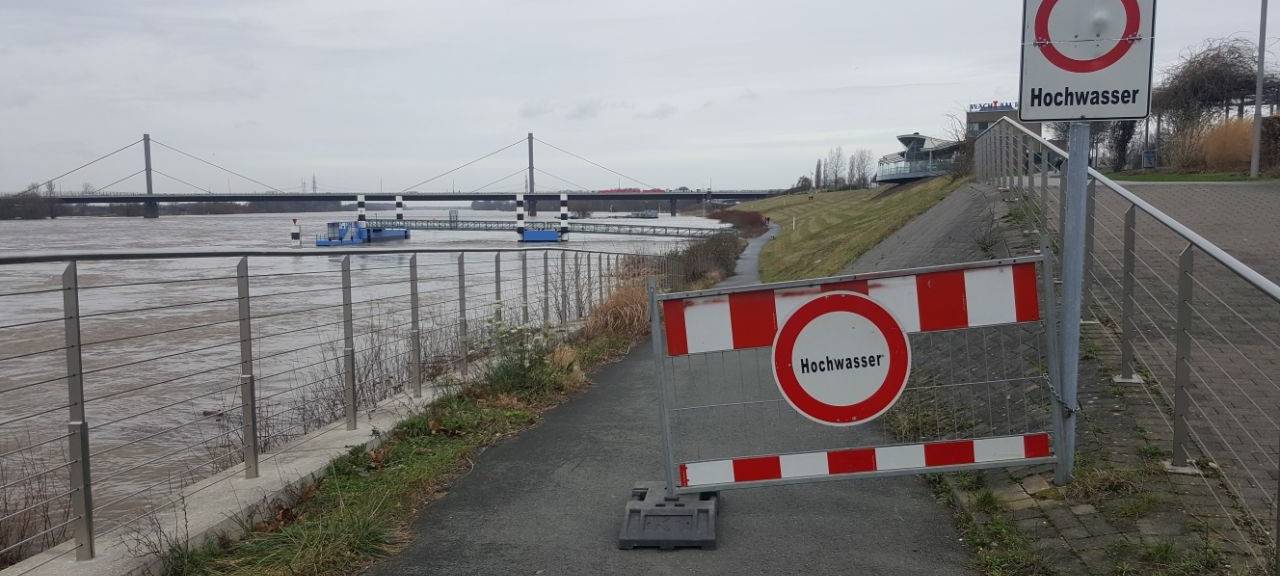 Pegelhoch in Leverkusen erwartet - Experten geben Entwarnung