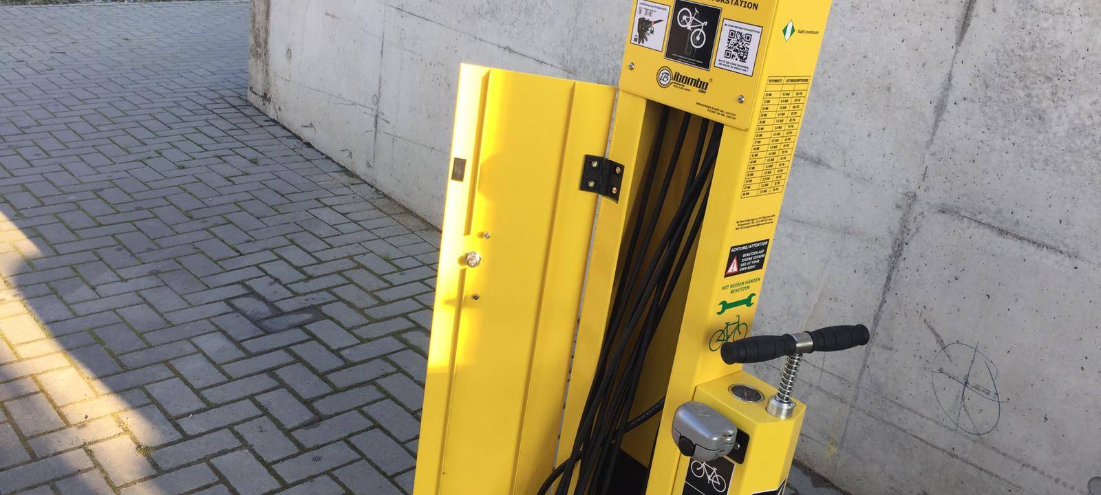 Weitere Fahrradreparatursäulen für Leverkusen