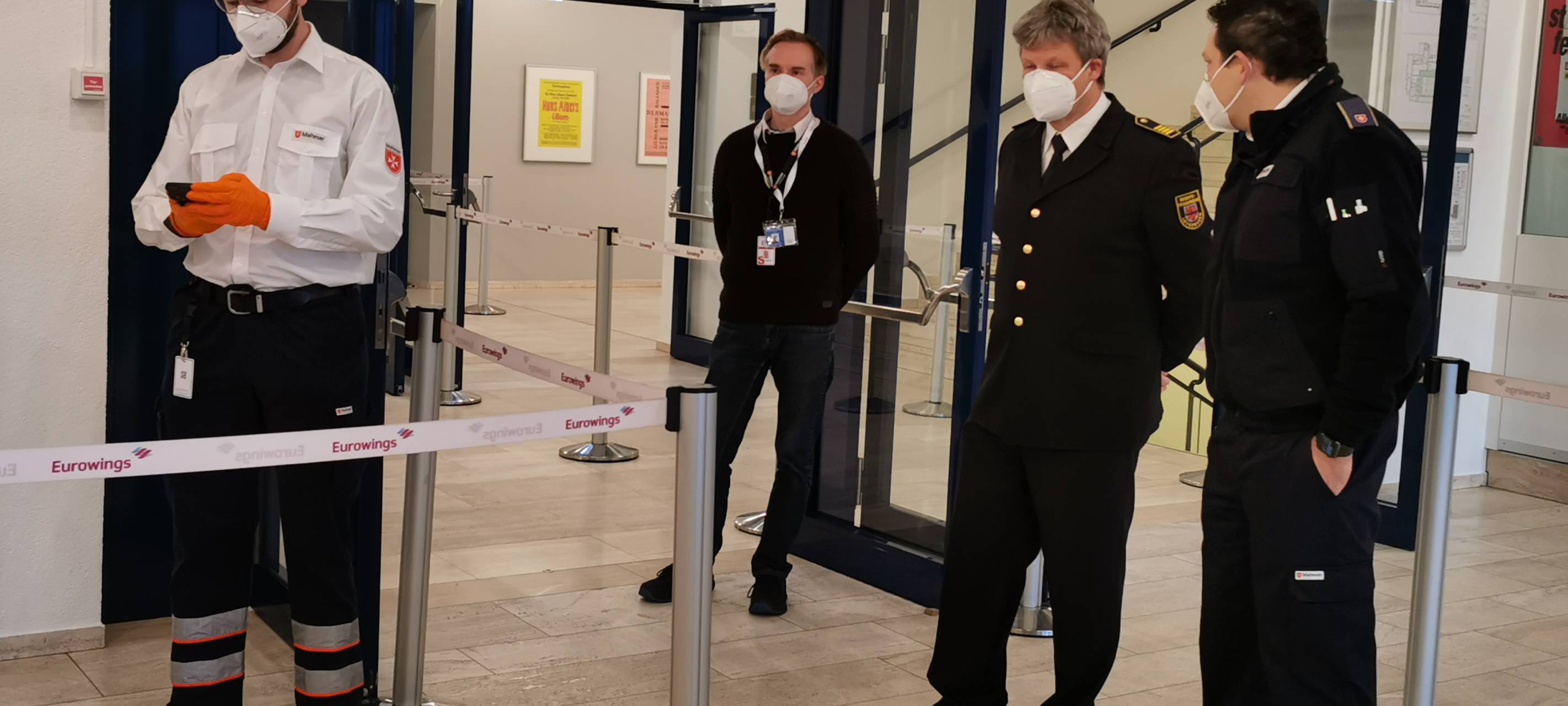 Nach der Anmeldung erfolgt der erste Scan des Armbandes.