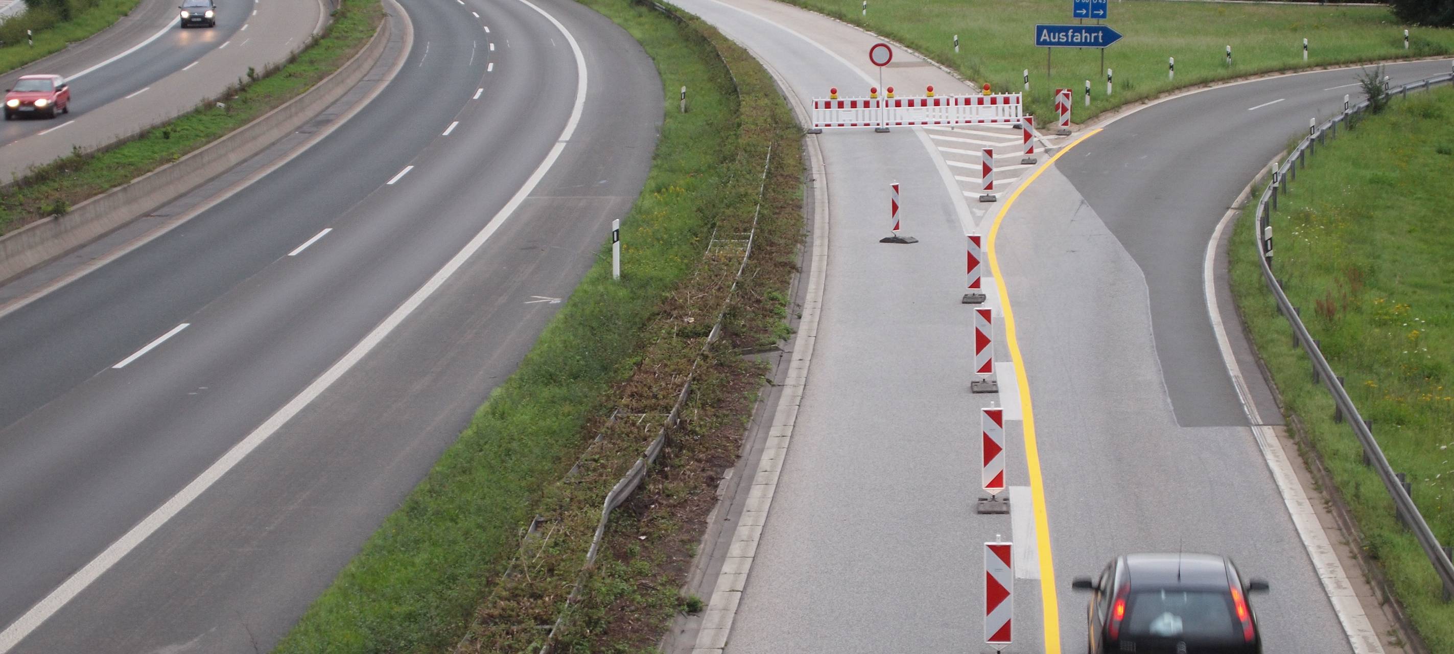 Nächtliche Verbindungssperrung auf Leverkusener Autobahn