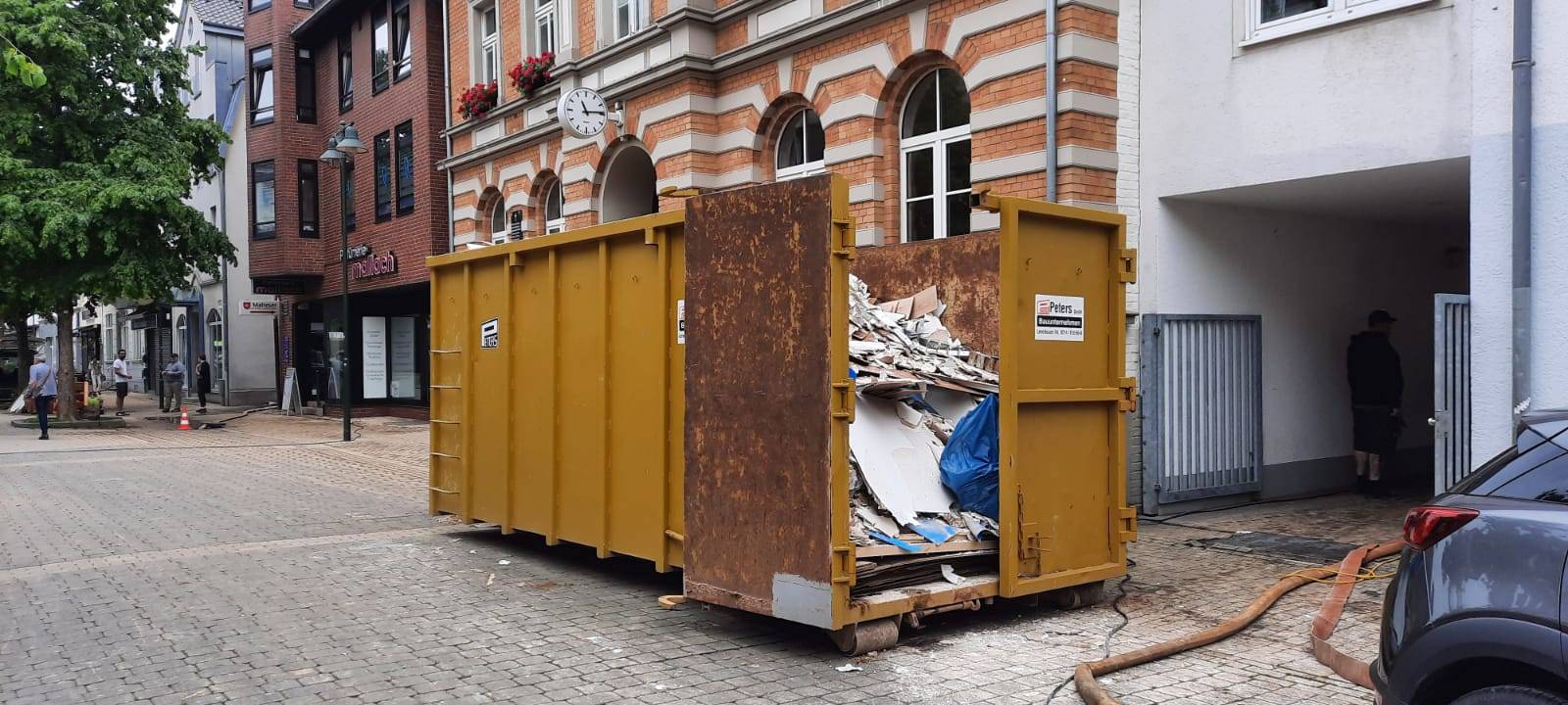 Angebot zur Müllentsorgung