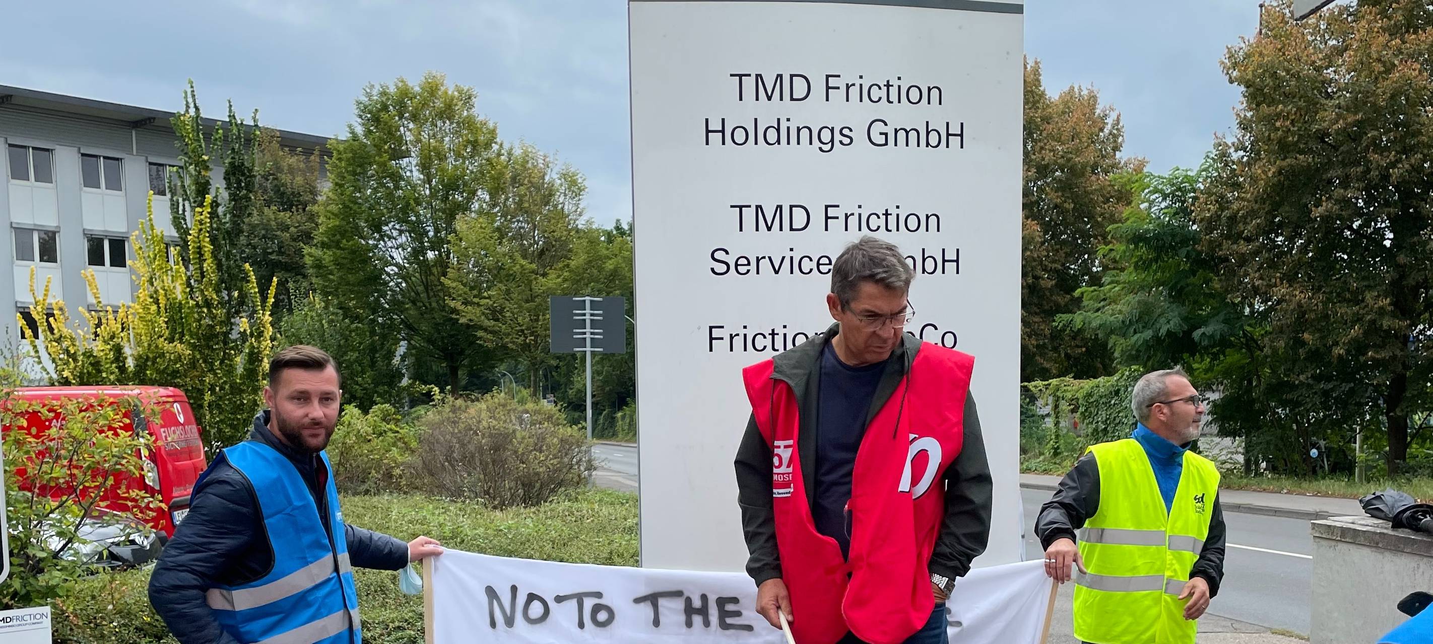 Protestaktion in der Fixheide