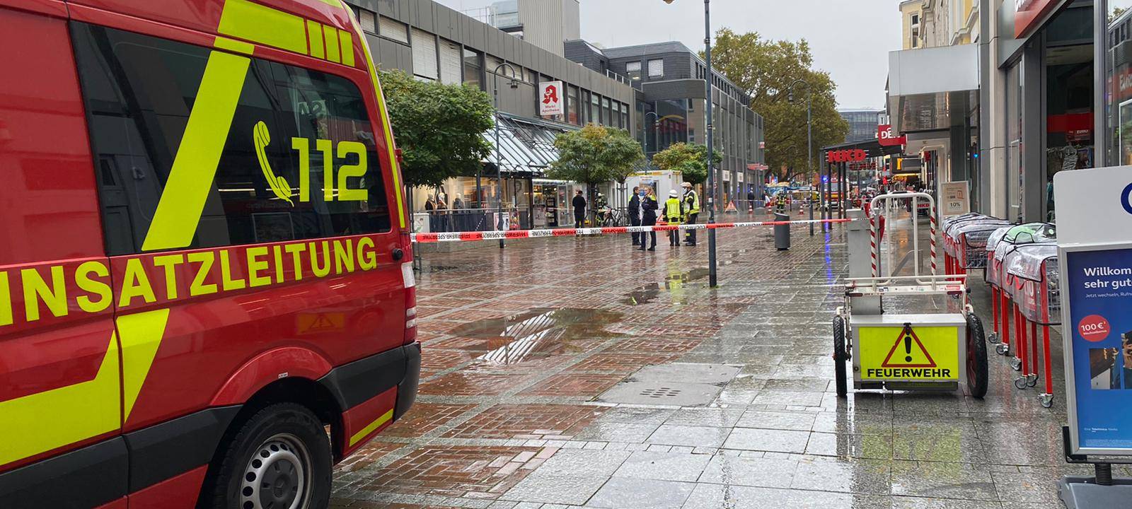 Wiesdorfer Fußgängerzone wegen Gasgeruch gesperrt