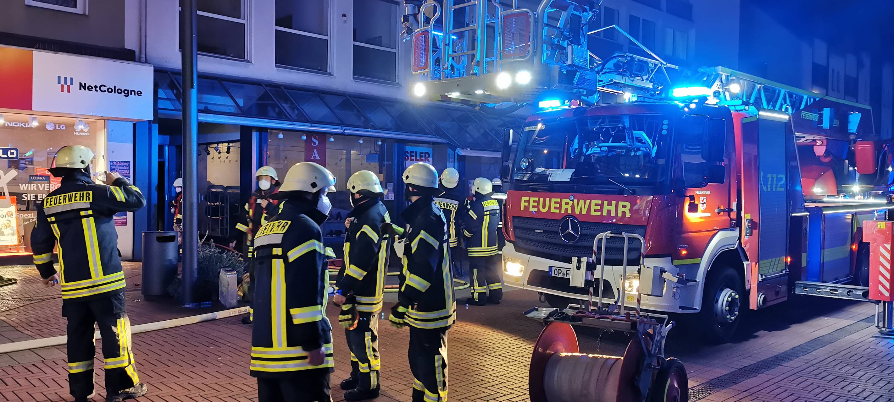 Verletzte bei Feuer in Opladen