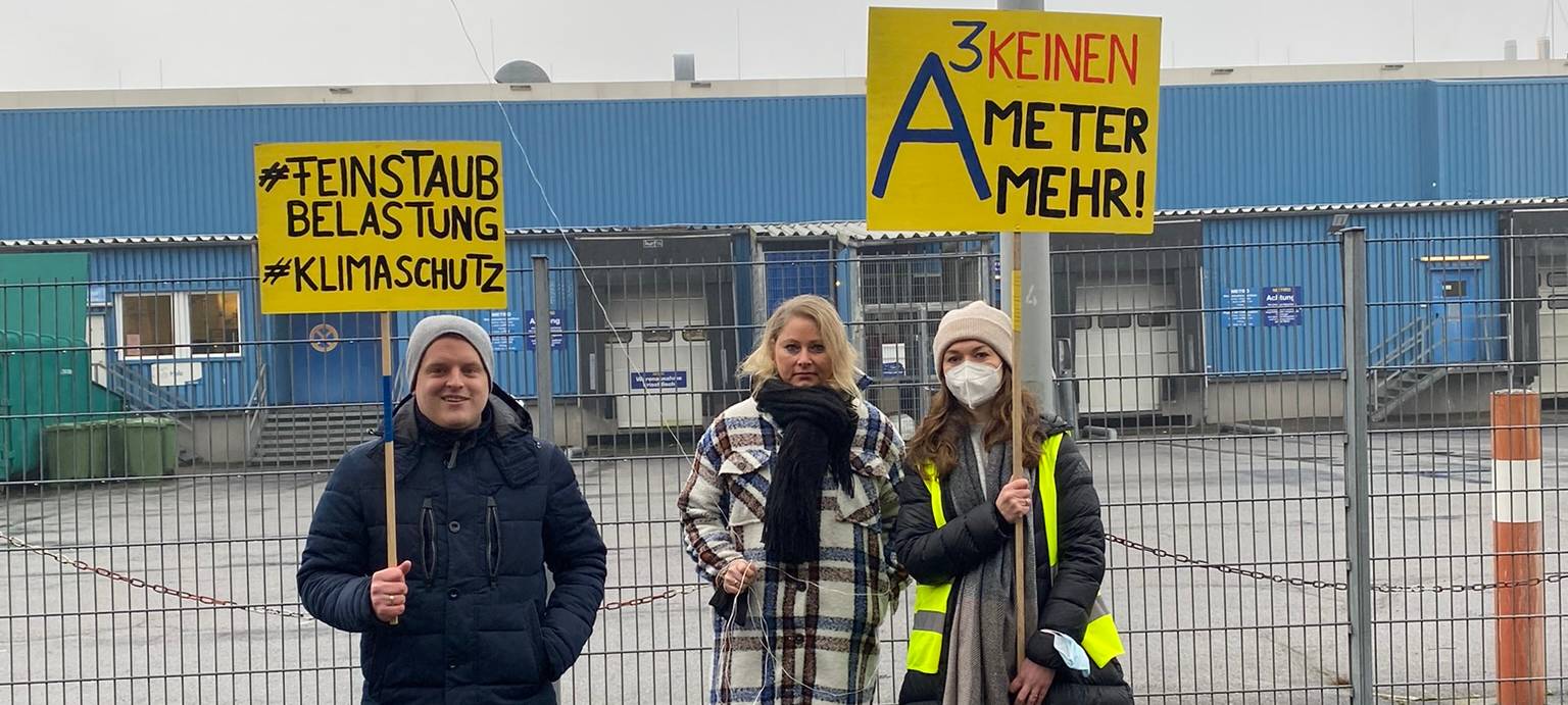 Ein sichtbares Zeichen gegen den Autobahn-Ausbau