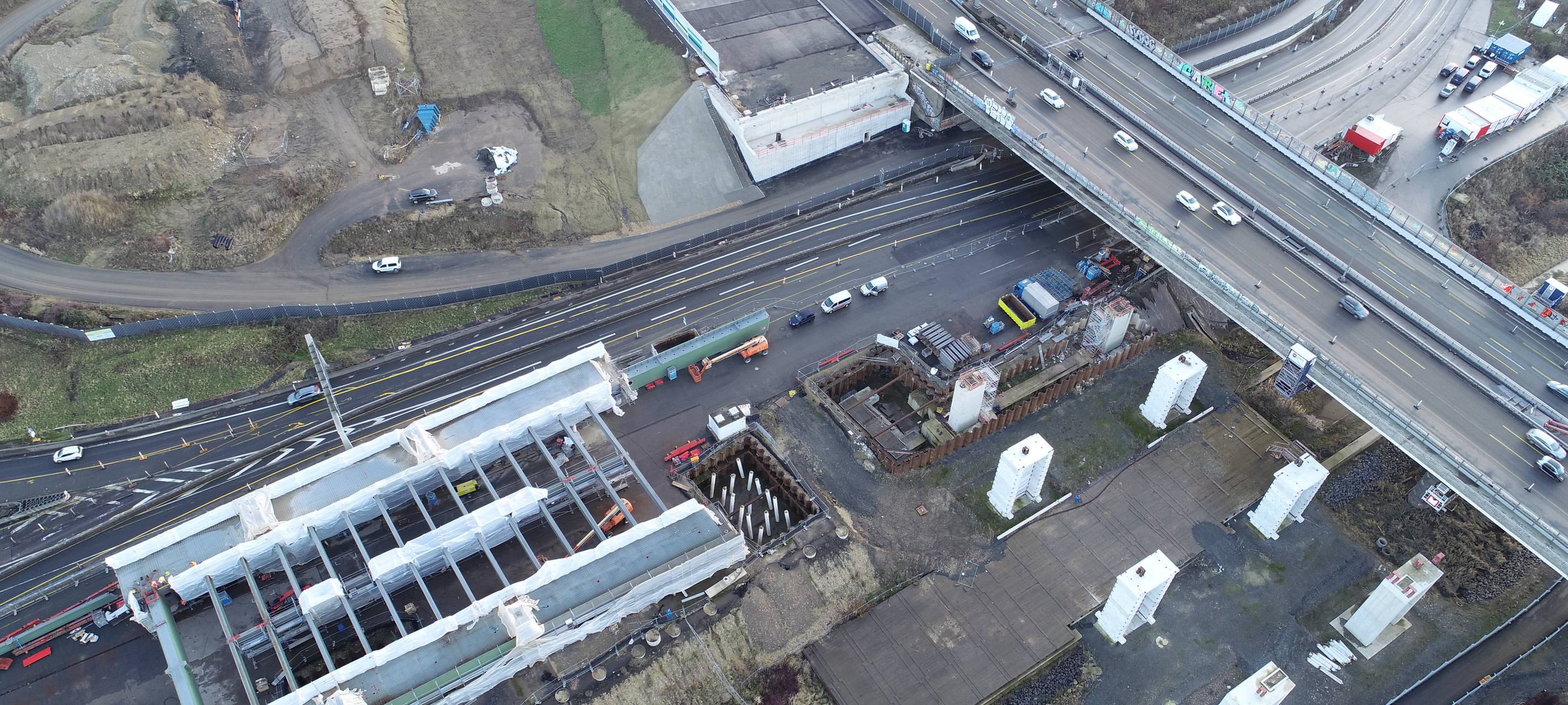 A1-Rheinbrücke nimmt bald sichtbare Formen an