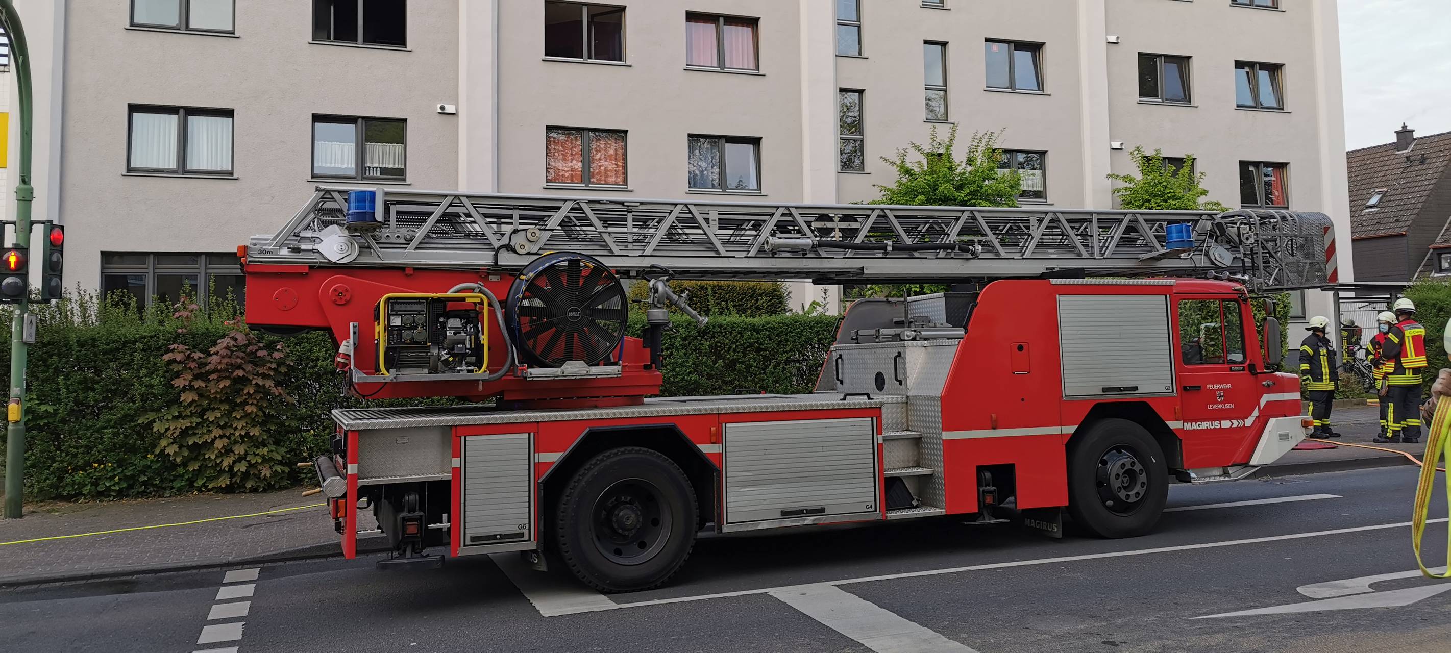 Küchenbrand im Jugendwohnheim