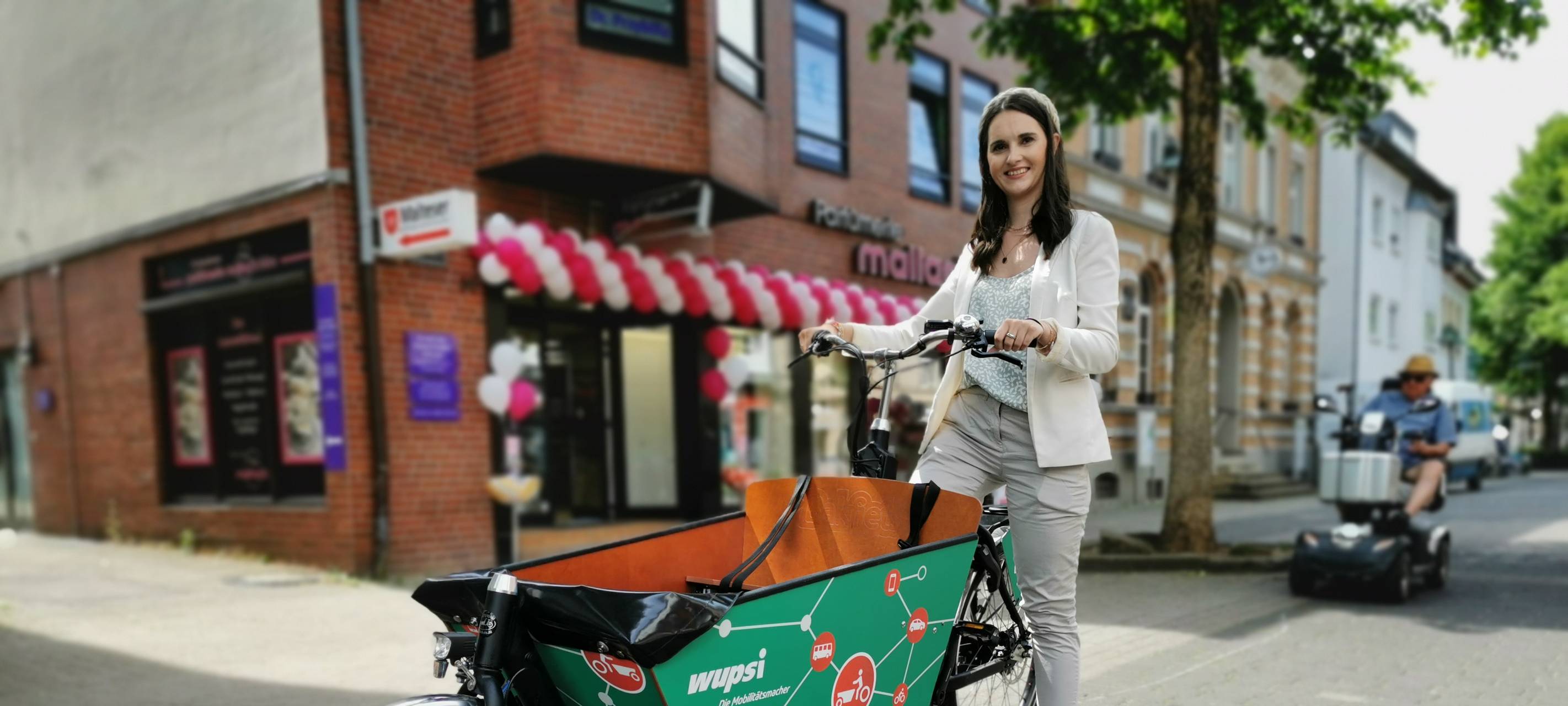 Wupsi verleiht E-Lastenräder