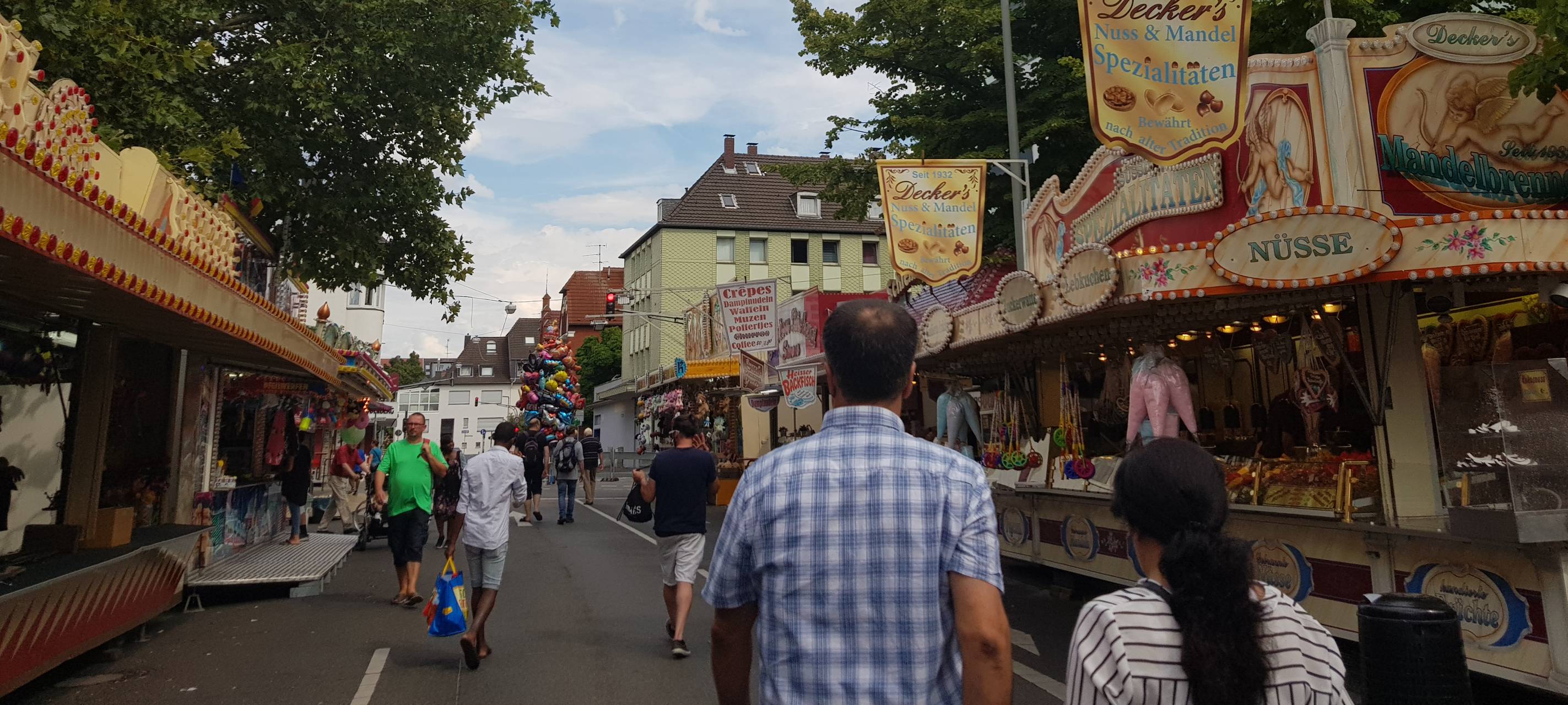 Vorbereitungen für Opladener Stadtfest
