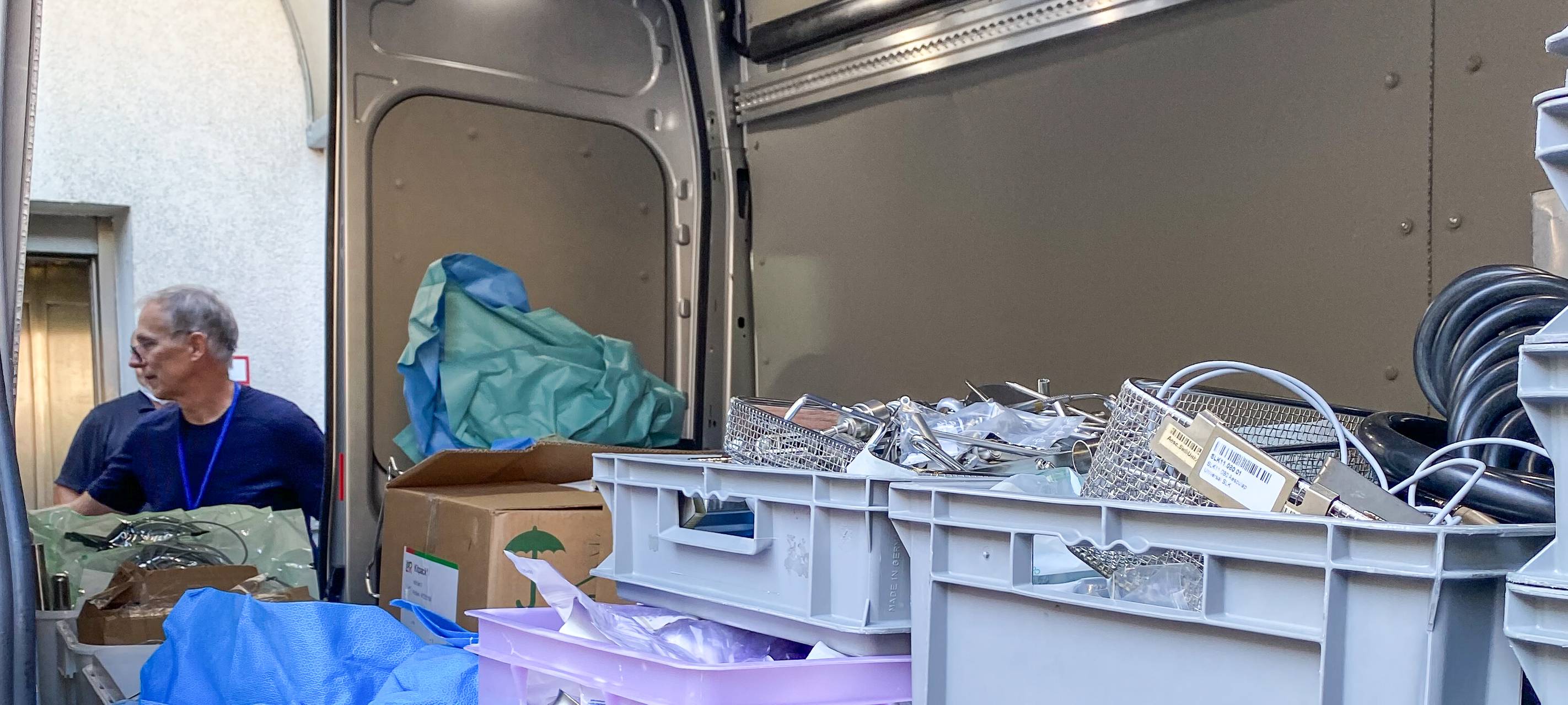 1,5 Tonnen OP-Material für die Ukraine
