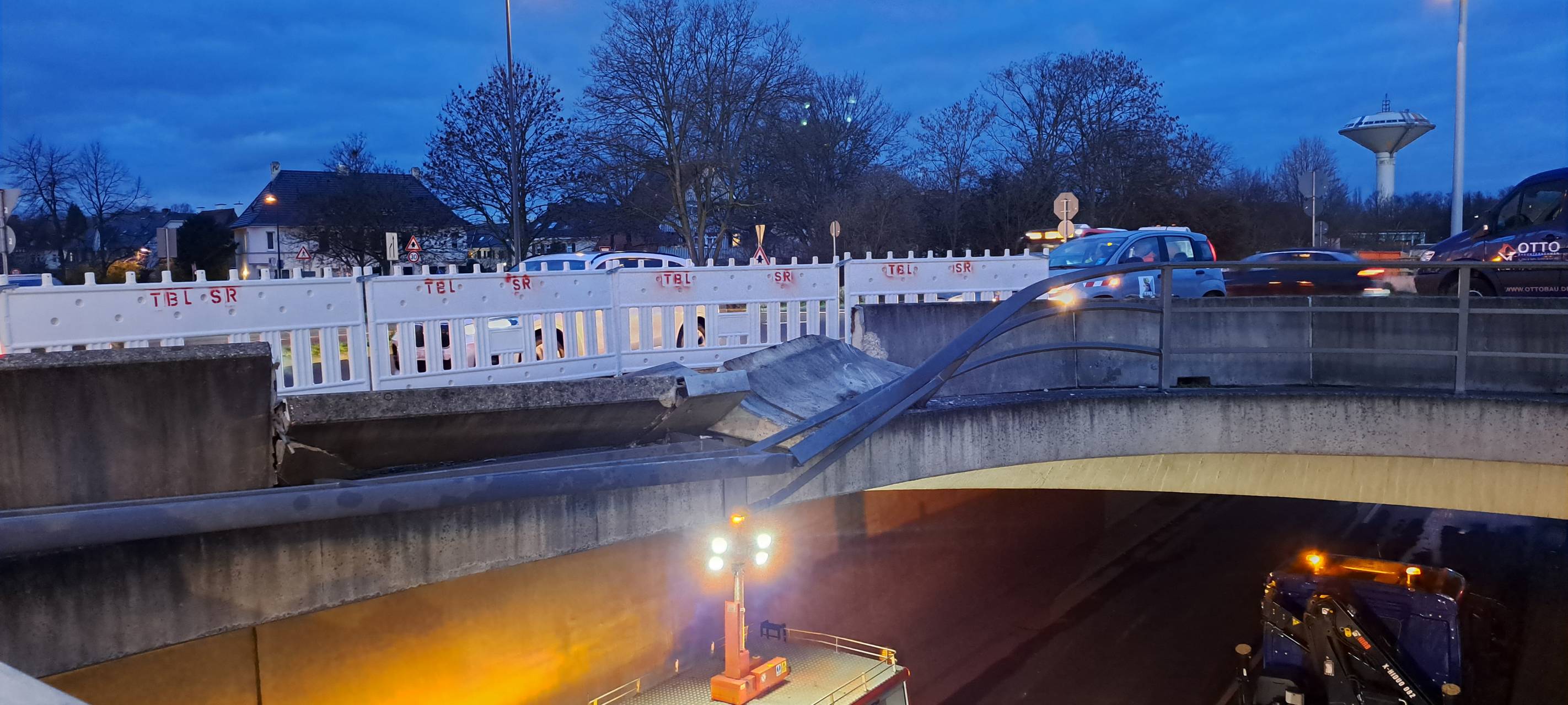 Behinderungen auf Leverkusener Europaring