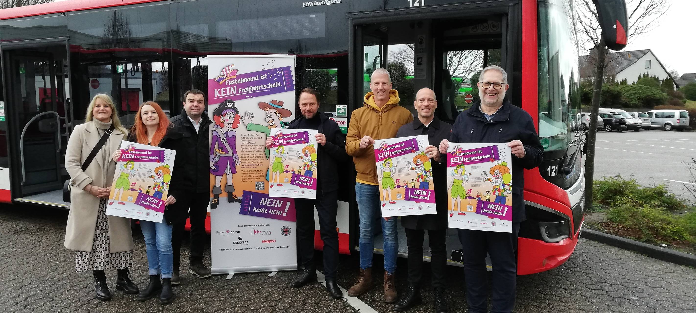 Leverkusen: Aktion gegen sexualisierte Gewalt an Karneval