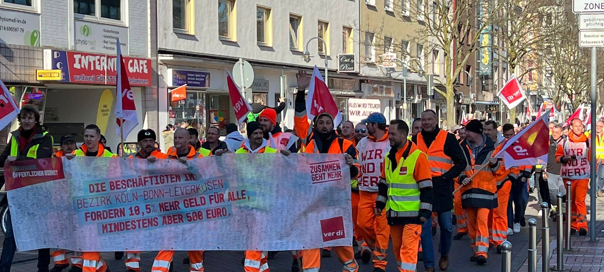 Streik in Leverkusen: Positive Bilanz