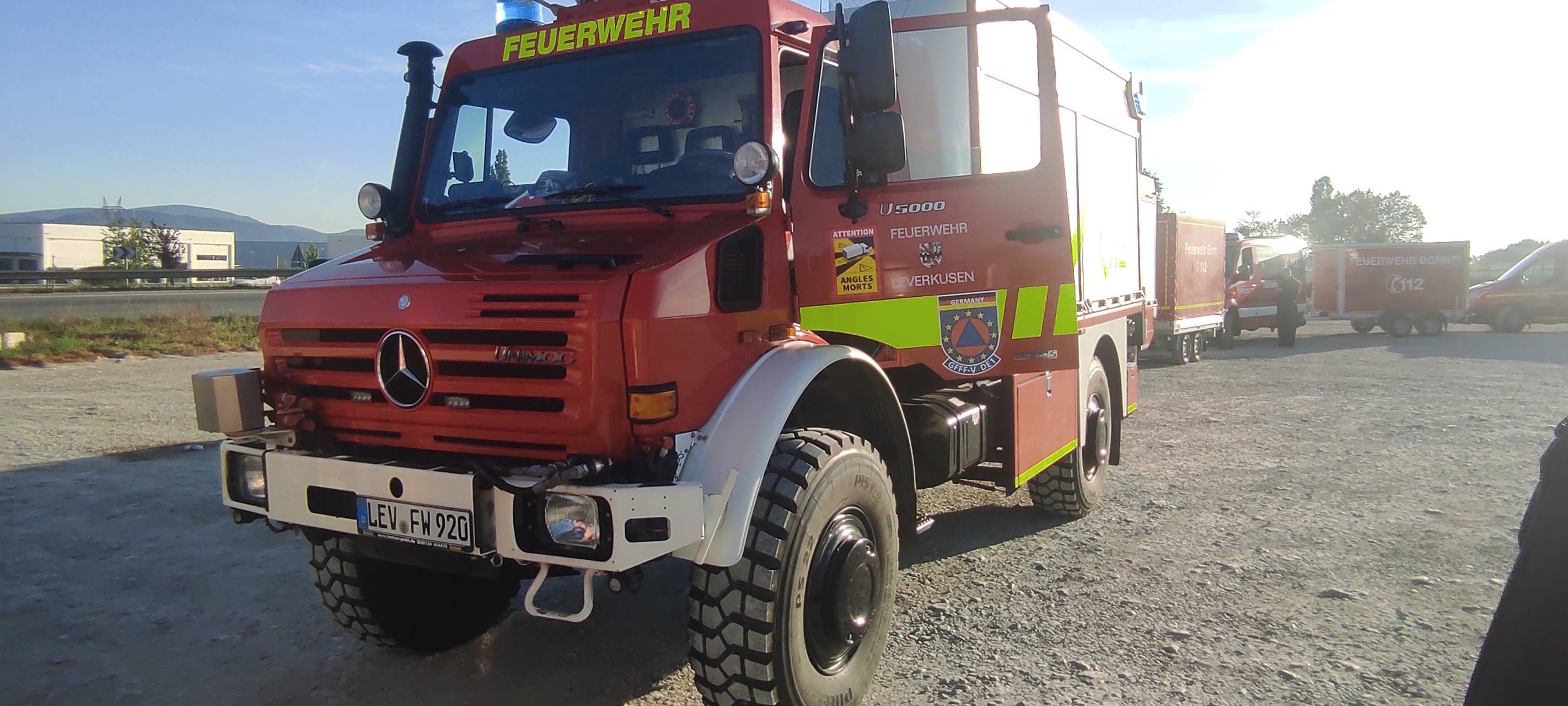 Leverkusen: Feuerwehr-Übung in Portugal