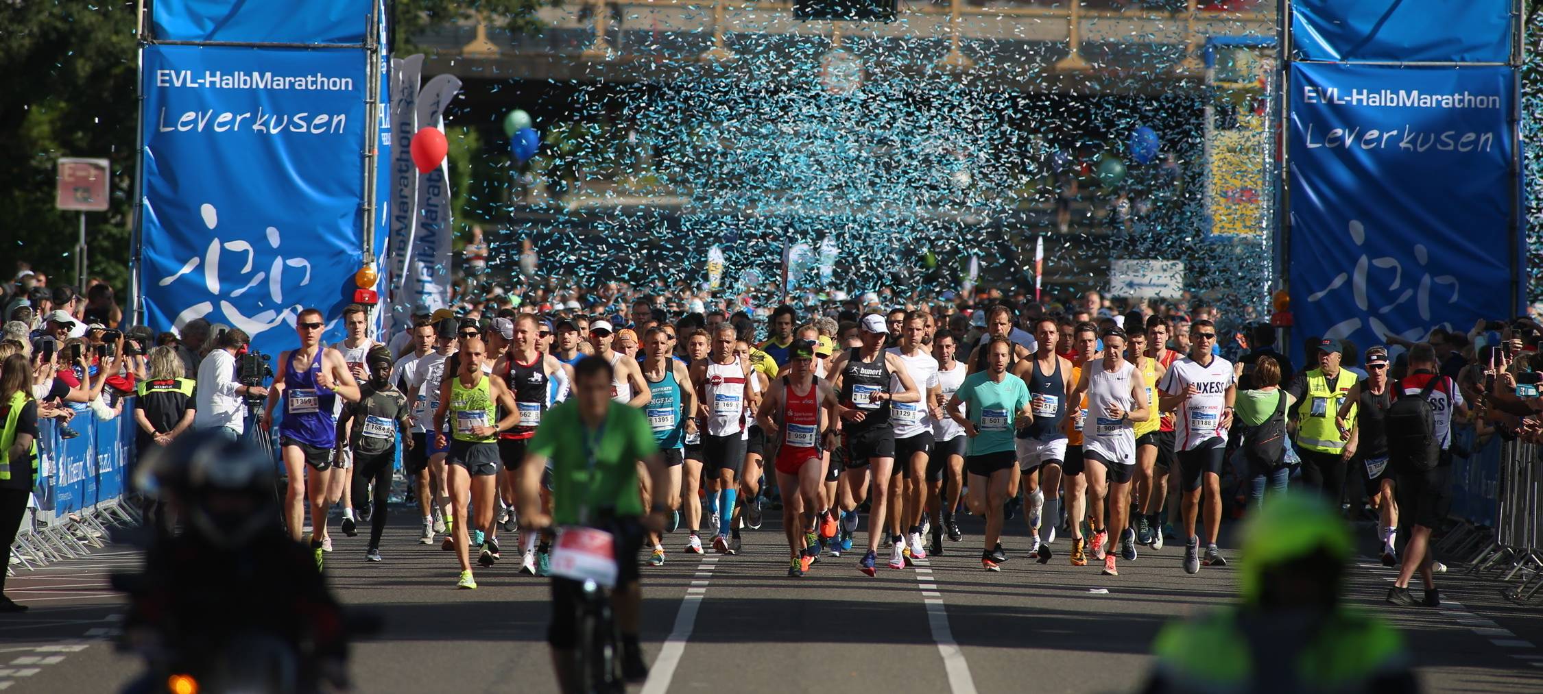 Rund 4.000 Läufer bei Leverkusener EVL-Halbmarathon am Start