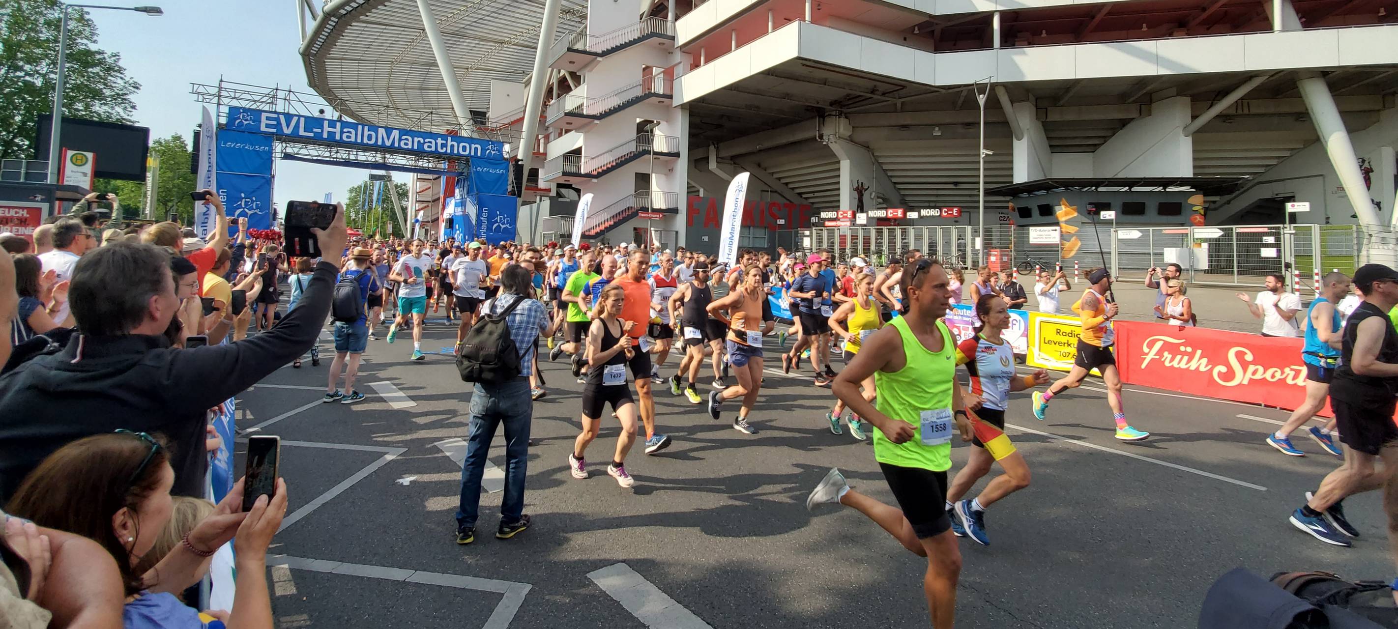 Startverzögerung bei EVL-Halbmarathon in Leverkusen