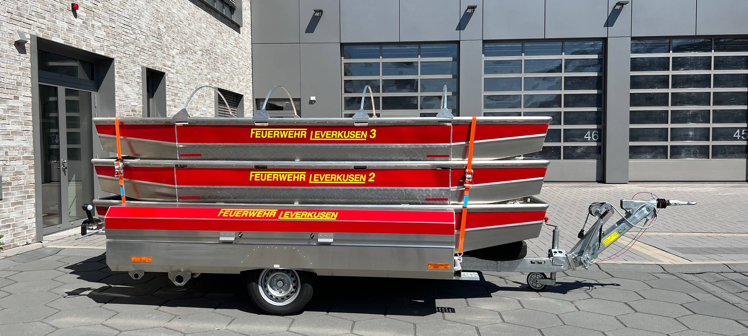 Vier neue Boote für Leverkusener Feuerwehr