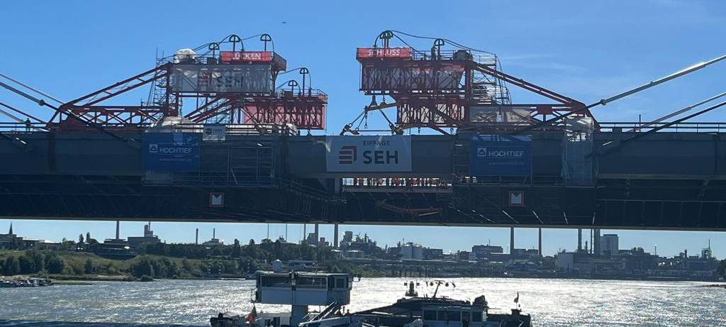 Rheinbrücke entlastet Wirtschaft und Verkehr in Leverkusen