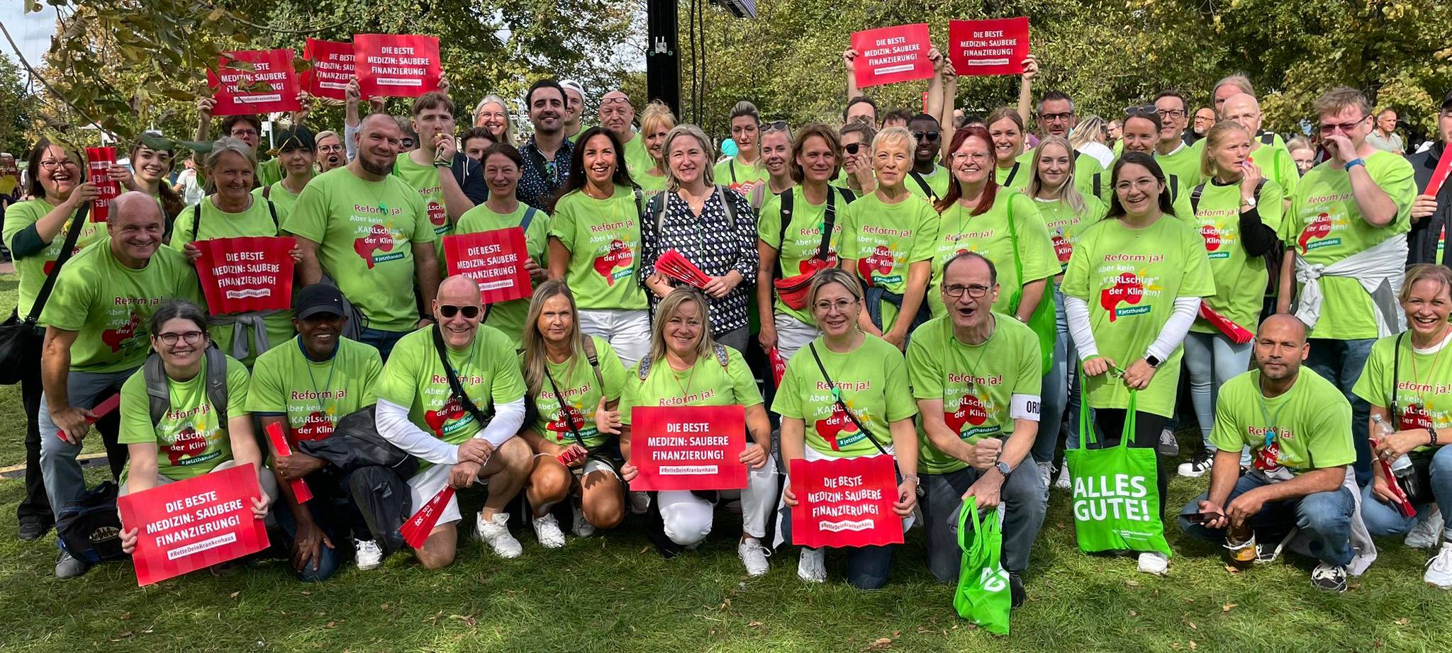 Leverkusen beteiligt sich an Klinik-Protesten