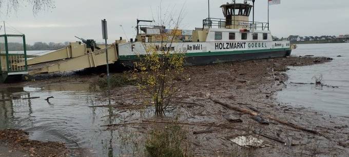 Keine Gefahr durch Rheinwasserstand in Leverkusen