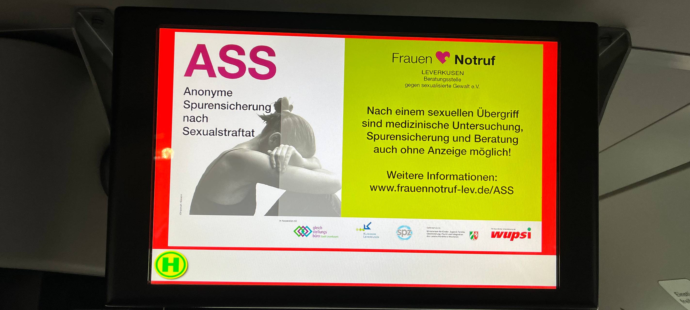 Leverkusener Wupsi Busse gegen Gewalt gegen Frauen