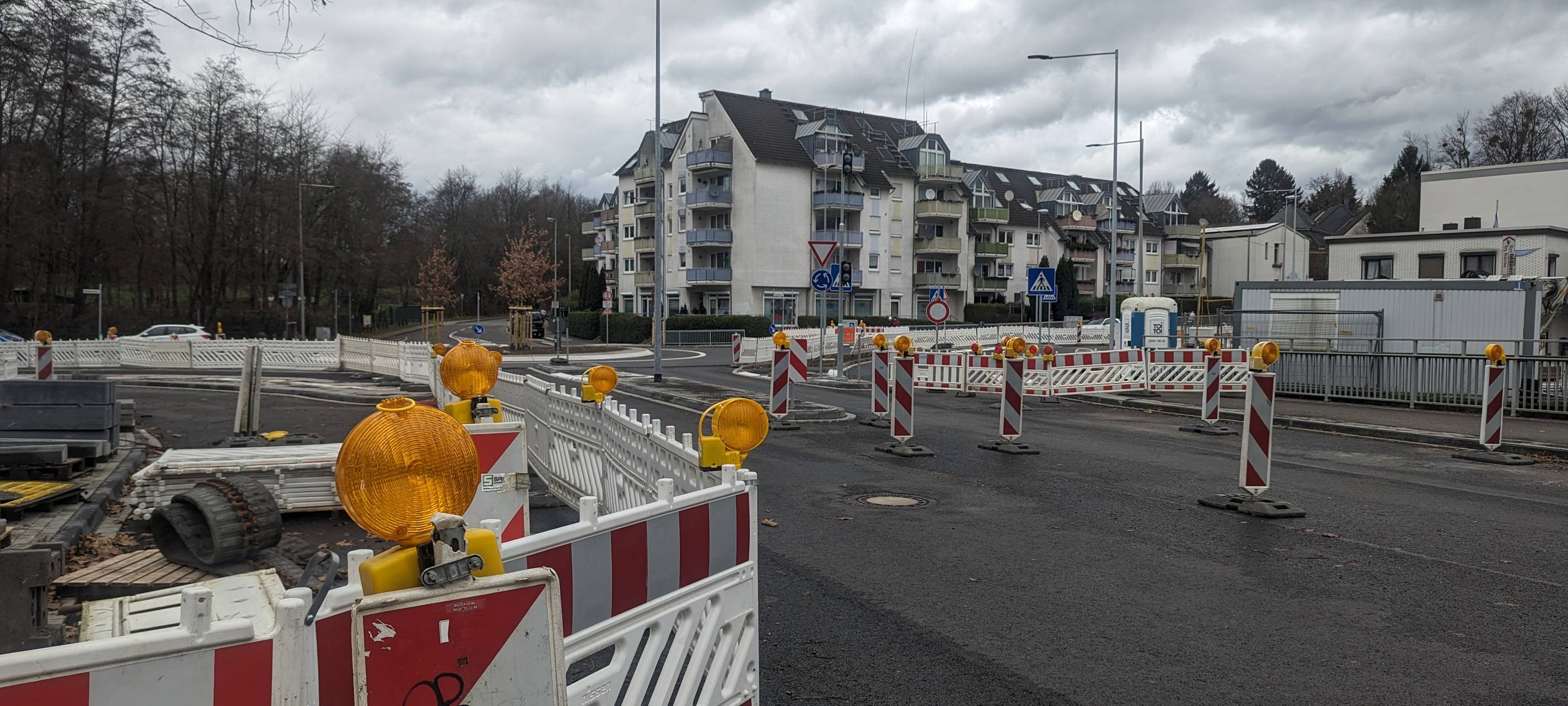 Leverkusen: Bauarbeiten verzögern sich durch Frost