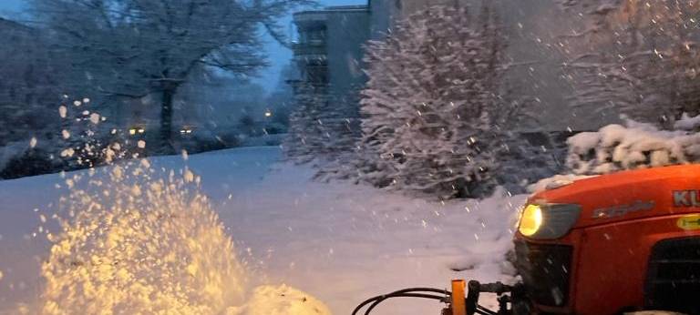Leverkusener Winterdienst rund um die Uhr im Einsatz