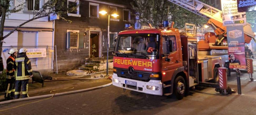Abriss: Schlebuscher Brandruine