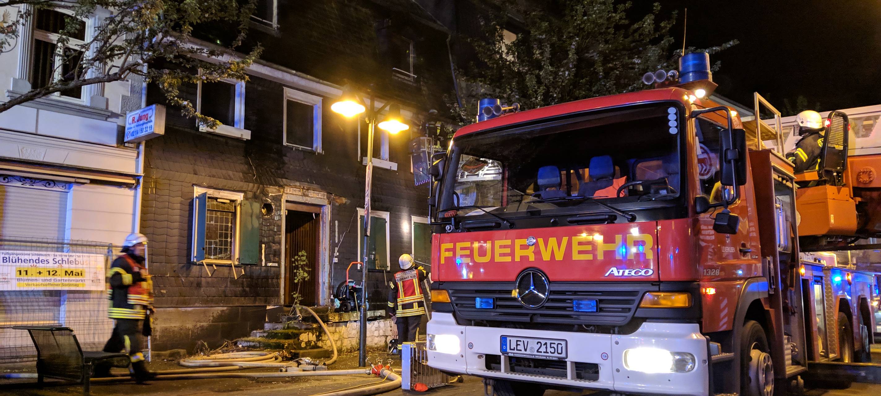 Feuer im "Alt Schlebusch"