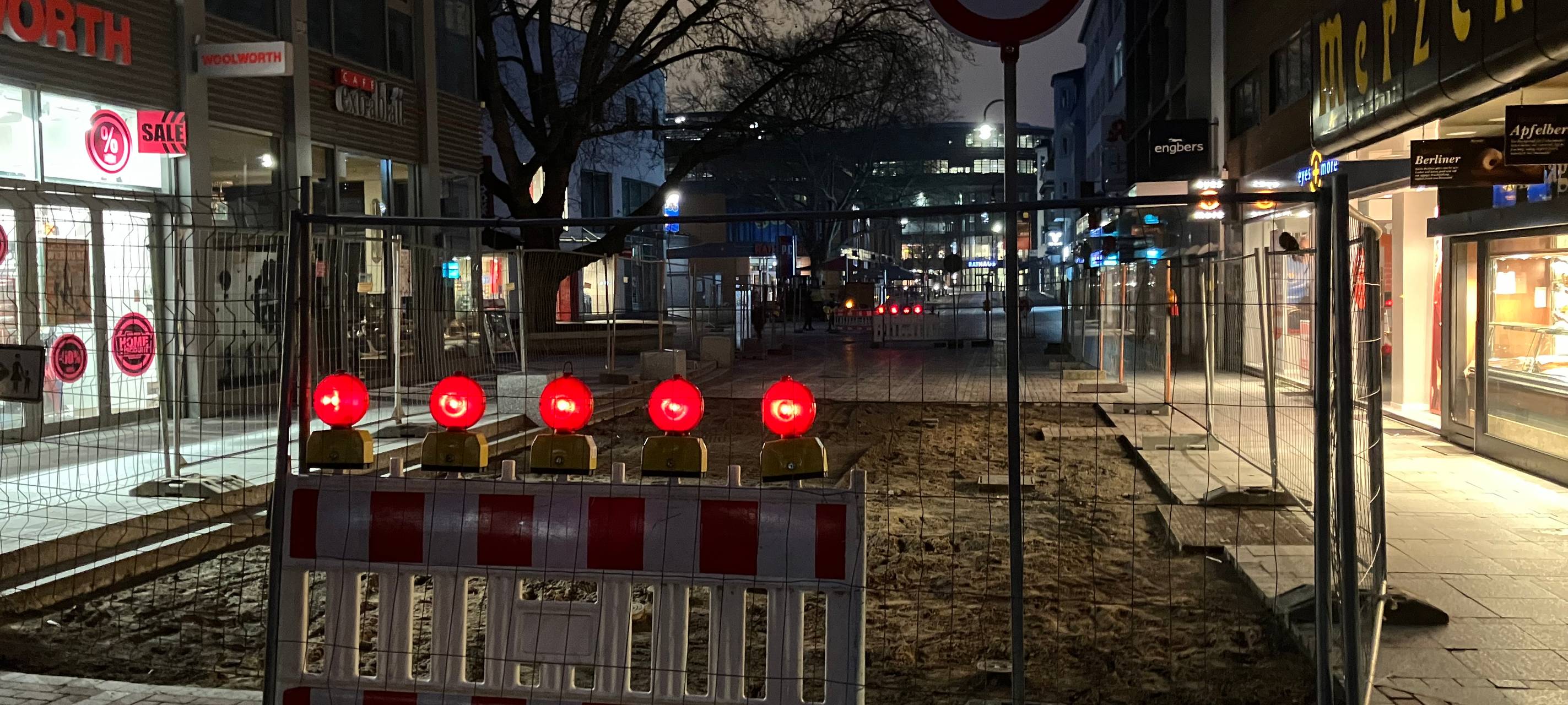 Leverkusener City: Die Wiesdorfer Fußgängerzone wird zur Baustelle